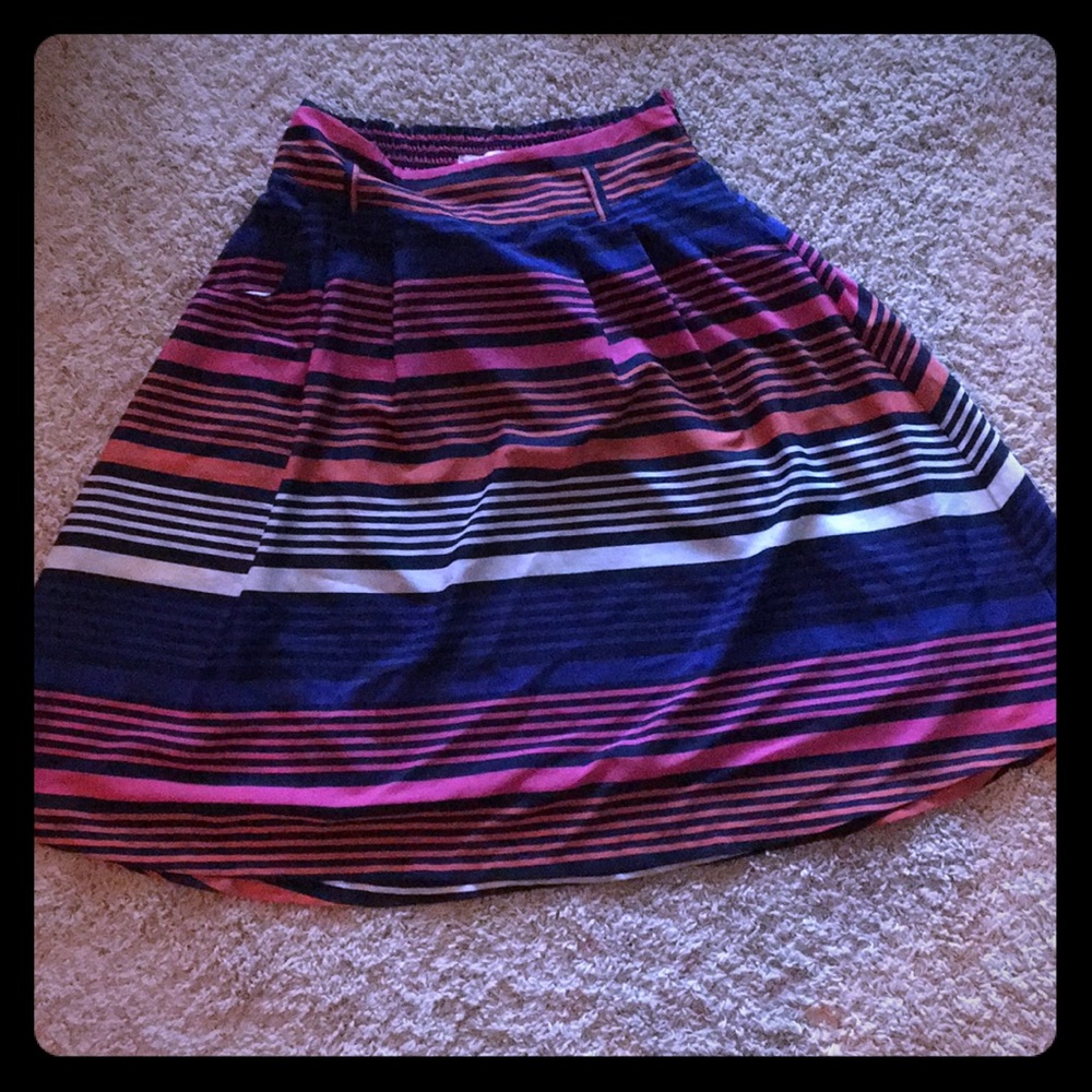 Striped skirt